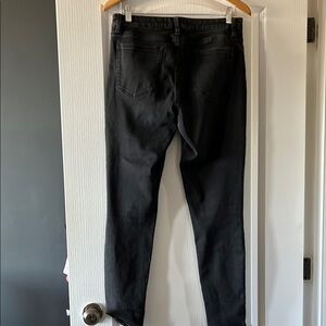 RACHEL Rachel Roy Black Straight Leg Jeans with Modern Appeal